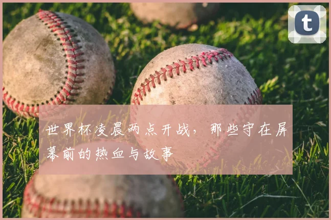 世界杯凌晨两点开战，那些守在屏幕前的热血与故事