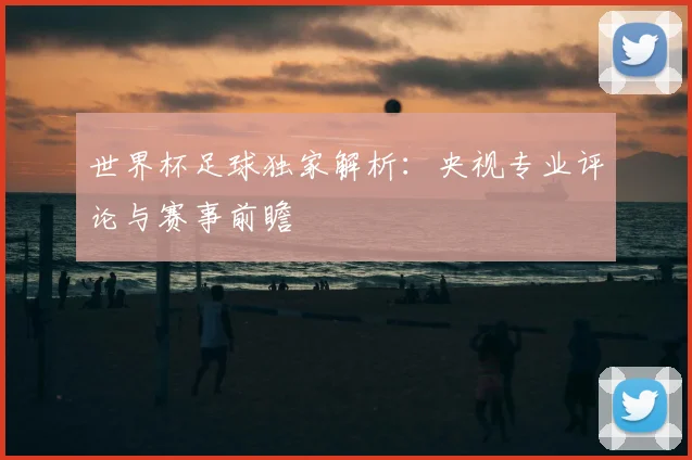 世界杯足球独家解析:央视专业评论与赛事前瞻